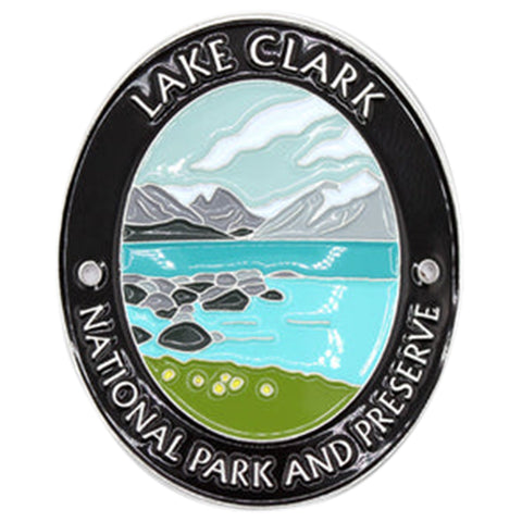 Lake Clark Walking Stick Medallion - Alaska National Park Preserve Hiking Collectors Badge