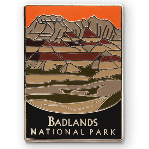 Badlands National Park Pin - South Dakota Souvenir, Official Traveler Series