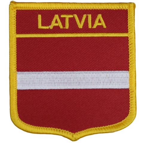 Latvia Patch - Baltic Sea, Riga, Courland Peninsula Badge 2.75" (Iron on)