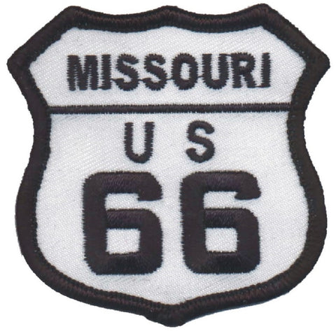 Missouri Route 66 Patch - St. Louis, Springfield, Joplin, Rolla 2.5" (Iron on) - Patch Parlor