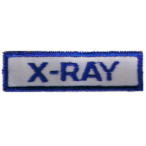 Vintage X-Ray Patch - Radiologist Medical Badge, Radiology 2-5/8" (Sew on) - Patch Parlor