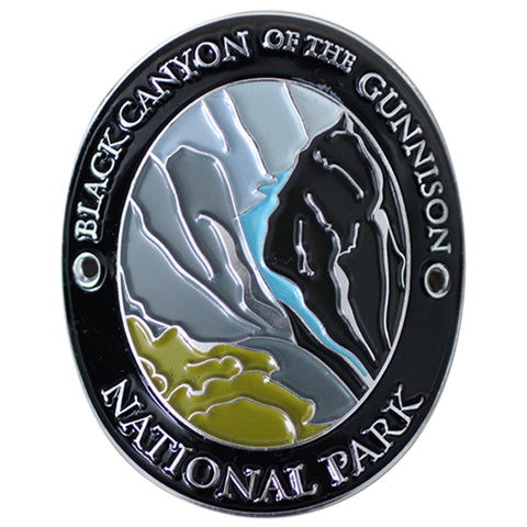 Black Canyon of the Gunnison National Park Walking Stick Medallion - Colorado Hiking Collectors Badge