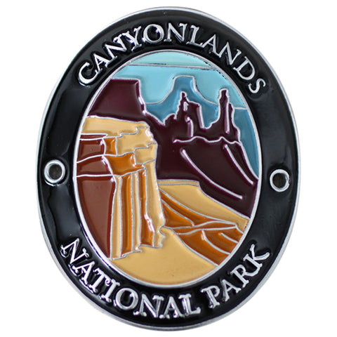 Canyonlands National Park Walking Stick Medallion - Utah Hiking Collectors Badge