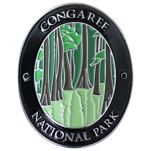 Congaree National Park Walking Stick Medallion - South Carolina, Traveler Series