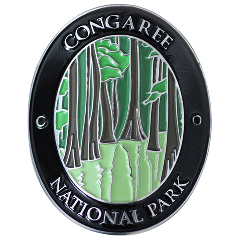 Congaree National Park Walking Stick Medallion - South Carolina Hiking Collectors Badge