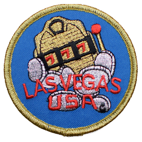 Las Vegas Patch - Nevada, Gaming, Slot Machine 3" (Iron on) - Patch Parlor