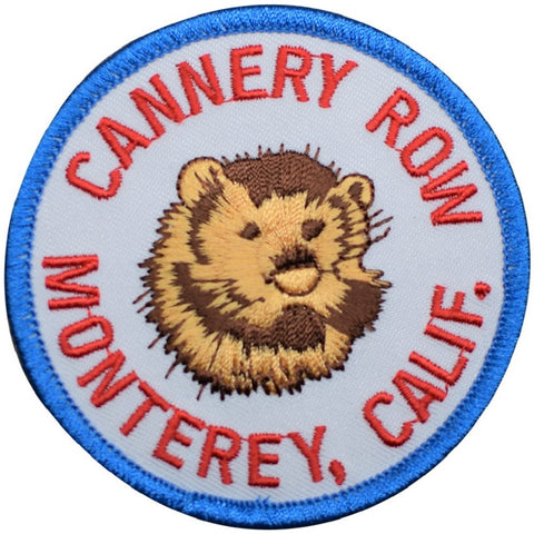 Monterey Patch - Cannery Row, Sea Otter, California Beach Badge 3" (Iron on) - Patch Parlor