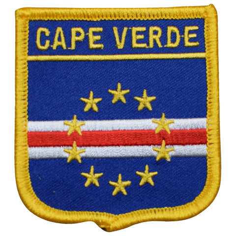 Cape Verde Patch - Republic of Cabo Verde, Macronesia 2.75" (Iron on) - Patch Parlor