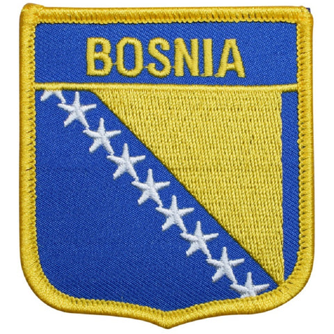 Bosnia Patch - Herzegovina, Balkan Peninsula, SE Europe Badge 2.75" (Iron on) - Patch Parlor