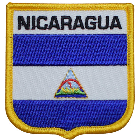 Nicaragua Patch - Caribbean, Managua, Tegucigalpa, Guatemala 2.75" (Iron on) - Patch Parlor