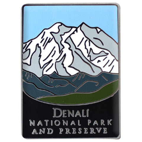 Denali National Park & Preserve Pin - Alaska Souvenir, Official Traveler Series