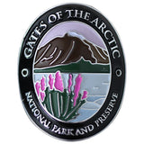 Gates of the Arctic Walking Stick Medallion - Alaska National Park Hiking Collectors Badge