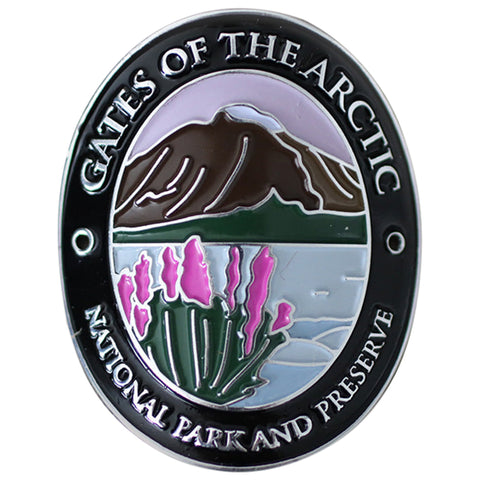 Gates of the Arctic Walking Stick Medallion - Alaska National Park Hiking Collectors Badge