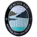 Glacier Bay Walking Stick Medallion - Alaska National Park & Preserve Hiking Collectors Badge