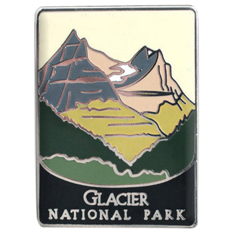 Glacier National Park Pin - Gunsight Mountain, Montana, Official Traveler Series