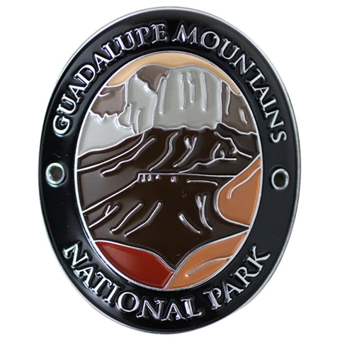 Guadalupe Mountains National Park Walking Stick Medallion - Texas Hiking Collectors Badge