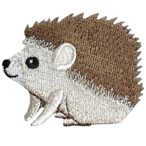Cute Baby Hedgehog Applique Patch - Porcupine Badge 2.25" (Iron on) - Patch Parlor