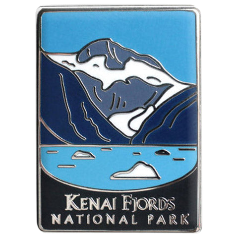 Kenai Fjords National Park Pin - Alaska Souvenir, Official Traveler Series