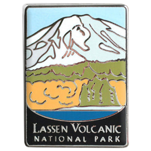Lassen Volcanic National Park Pin - Cascade Range, California, Traveler Series