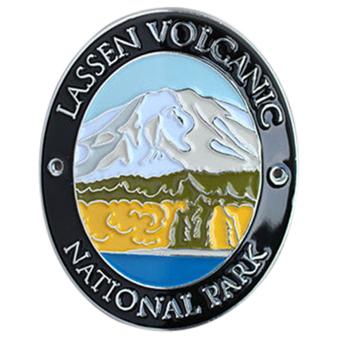 Lassen Volcanic National Park Walking Stick Medallion - California Souvenir