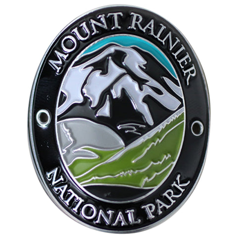 Mount Rainier National Park Walking Stick Medallion - Washington Hiking Collectors Badge