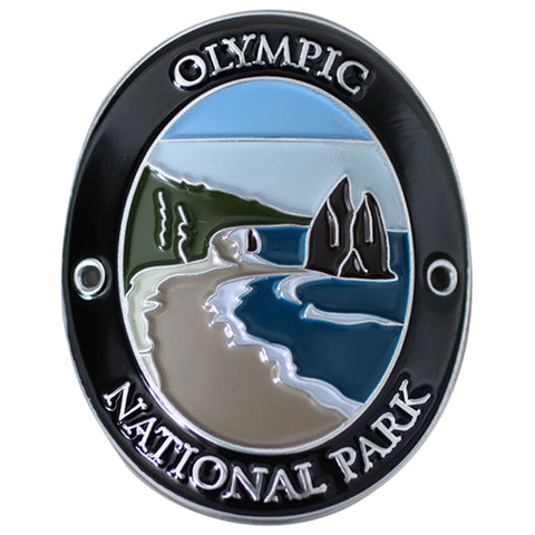 Olympic National Park Walking Stick Medallion - Washington, Traveler Series
