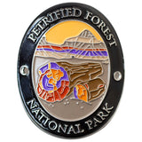 Petrified Forest National Park Walking Stick Medallion - Navajo Apache Arizona Hiking Collectors Badge