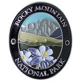 Rocky Mountain National Park Walking Stick Medallion - Colorado Hiking Collectors Badge