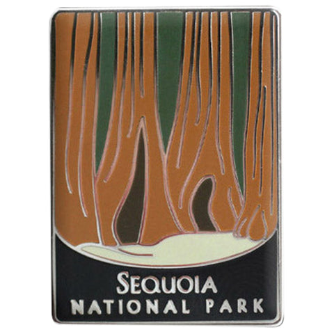 Sequoia National Park Pin - Giant Redwoods, California Souvenir, Traveler Series
