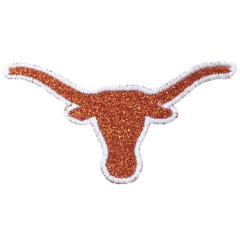 Longhorn  Applique Patch - Sparkly Bull Skull, Cowboy Western Badge 4" (Iron on) - Patch Parlor