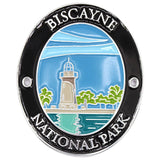 Biscayne National Park Walking Stick Medallion - Florida Hiking Collectors Badge