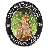 Carlsbad Caverns National Park Walking Stick Medallion - New Mexico Hiking Collectors Badge