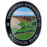 Theodore Roosevelt National Park Walking Stick Medallion - North Dakota Hiking Collectors Badge