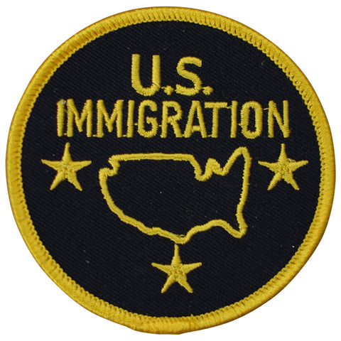 U.S. Immigration Patch - Novelty Badge 3" (Clearance, Iron on)
