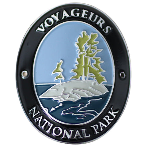 Voyageurs National Park Walking Stick Medallion - Minnesota Hiking Collectors Badge