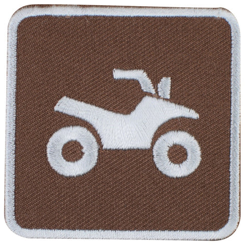 ATV Park Patch - Off Road OHV Sign Recreational Activity Badge 2" (Iron or Sew On)
