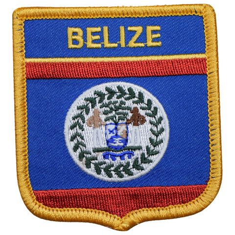 Belize Patch - Central America Badge, Caribbean Sea 2.75" (Iron on) - Patch Parlor