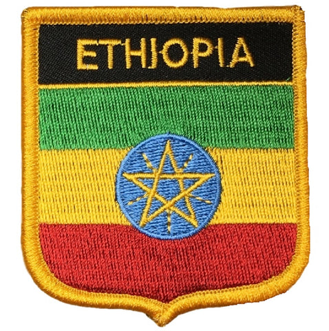 Ethiopia Patch - Horn of Africa, Addis Abada, Haile Selassie 2.75" (Iron on) - Patch Parlor