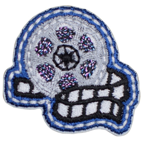 Mini Film Reel Applique Patch - Cinema Theater Movie Badge 1.25" (Iron on) - Patch Parlor