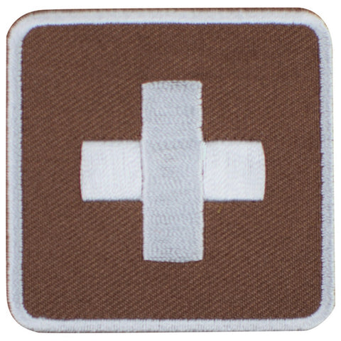 First Aid Patch - Park Information Sign Embroidered Badge 2" (Iron Or Sew On)