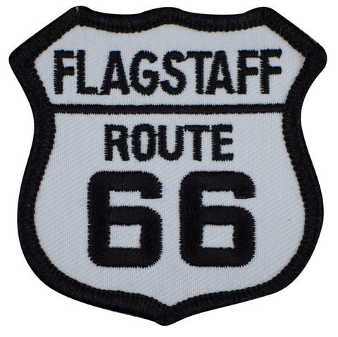 Flagstaff Route 66 Patch - Arizona AZ Rt 66 Badge 2.5" (Iron on)