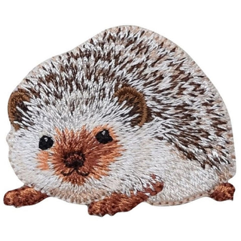 Hedgehog Applique Patch - Animal, Pet Badge 1-3/4" (Iron on) - Patch Parlor