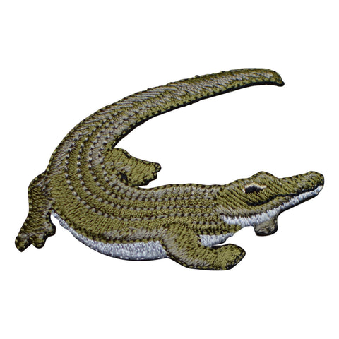 Crocodile Applique Patch - Animal Badge 2-3/4" (Iron on) - Patch Parlor