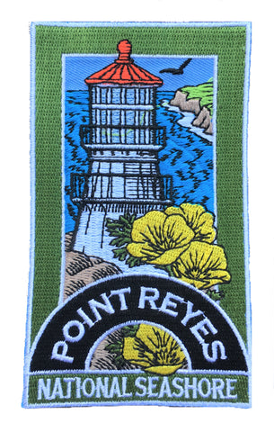 Point Reyes Patch - National Seashore, Marin County, California 4-5/8" (Iron on) - Patch Parlor