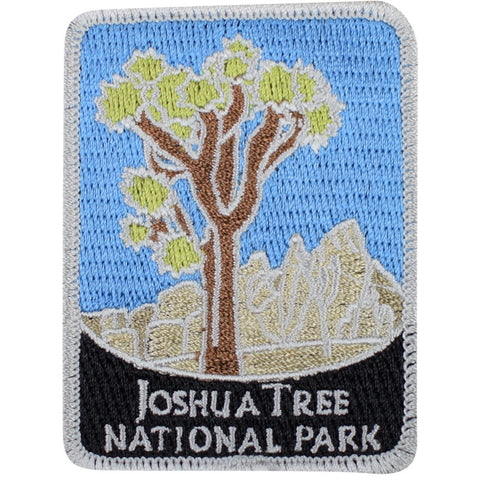 Joshua Tree National Park Patch - Los Angeles, Mojave, California 3" (Iron on)