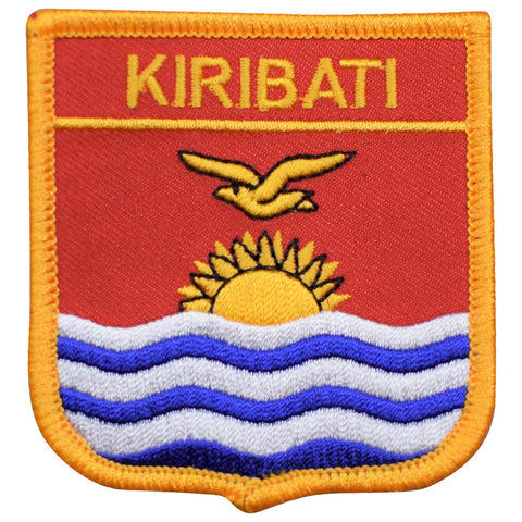 Kiribati Patch - Tarawa Atoll, Banaba, Pacific Ocean Badge 2.75" (Iron on) - Patch Parlor