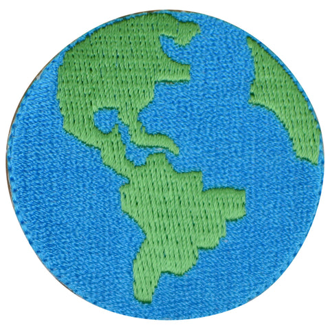Medium Earth Applique Patch - Planet Outer Space Solar System Badge 2" (Iron on)