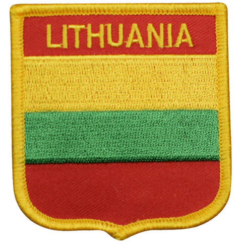 Lithuania Patch - Baltic Sea, Vilnius, Curonian Lagoon 2.75" (Iron on) - Patch Parlor