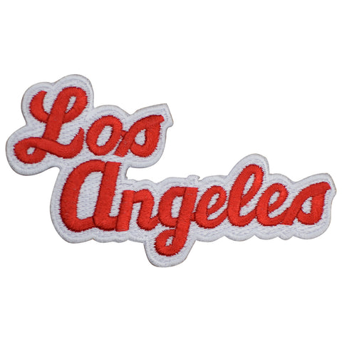 Los Angeles Patch - California, Red, White, CA Badge 4" (Iron on) - Patch Parlor