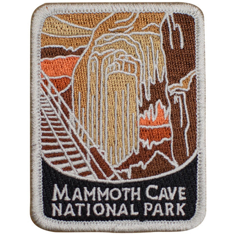 Mammoth Cave National Park Patch - Caverns, Brownsville, Kentucky 3" (Iron on) - Patch Parlor